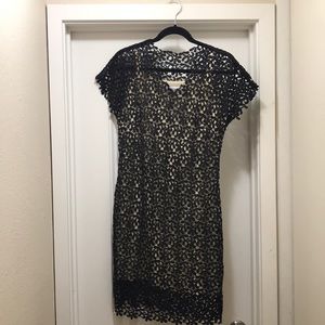 Black lace dress